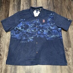 NWT Tommy Bahama *RARE*~XXXL~Red Sox Blue ISLANDZONE Silk MSP $188